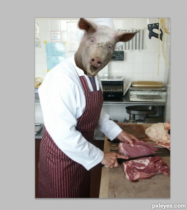 Creation of Peter Pig: Step 1