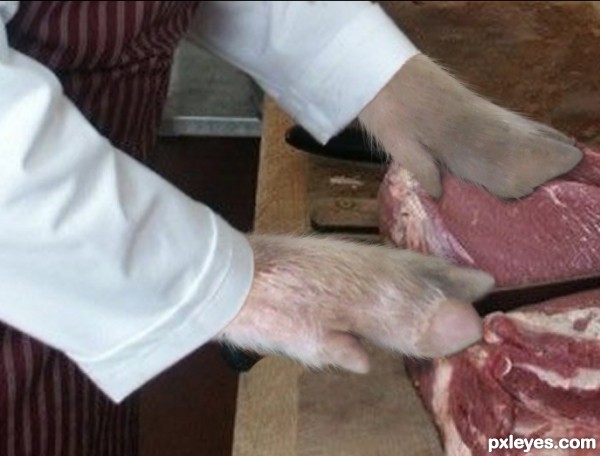 Creation of Peter Pig: Step 16