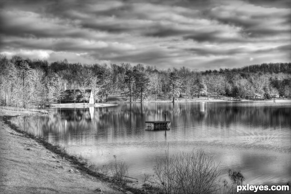 Church on the lake