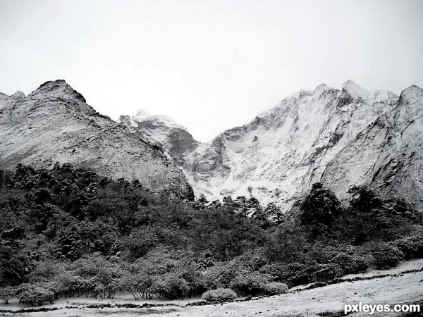 Tengboche in the Snow