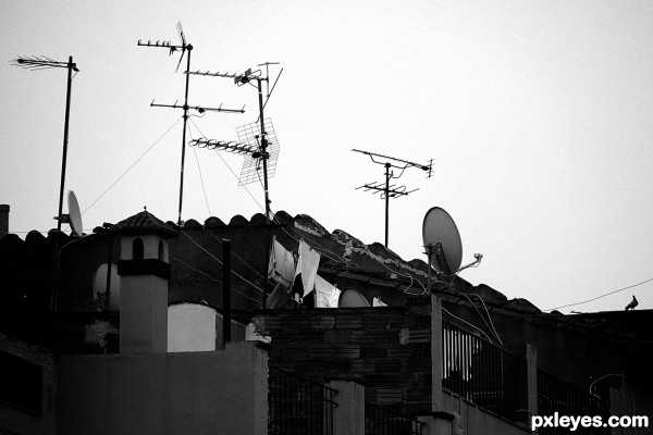 Old city antenna