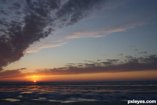 Sunset Clouds in January