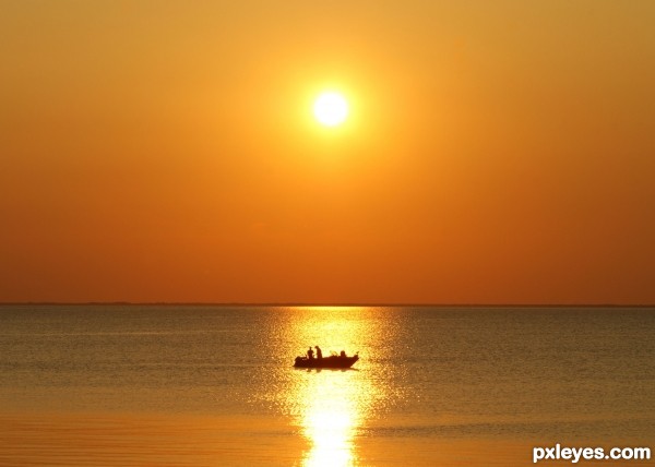 Sunset Fishermen