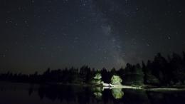 Interrupted Milky Way shot