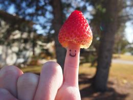 Strawberry hat