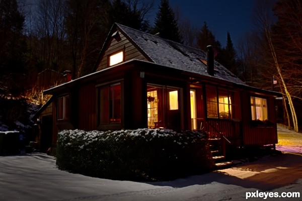 a night at the cabin