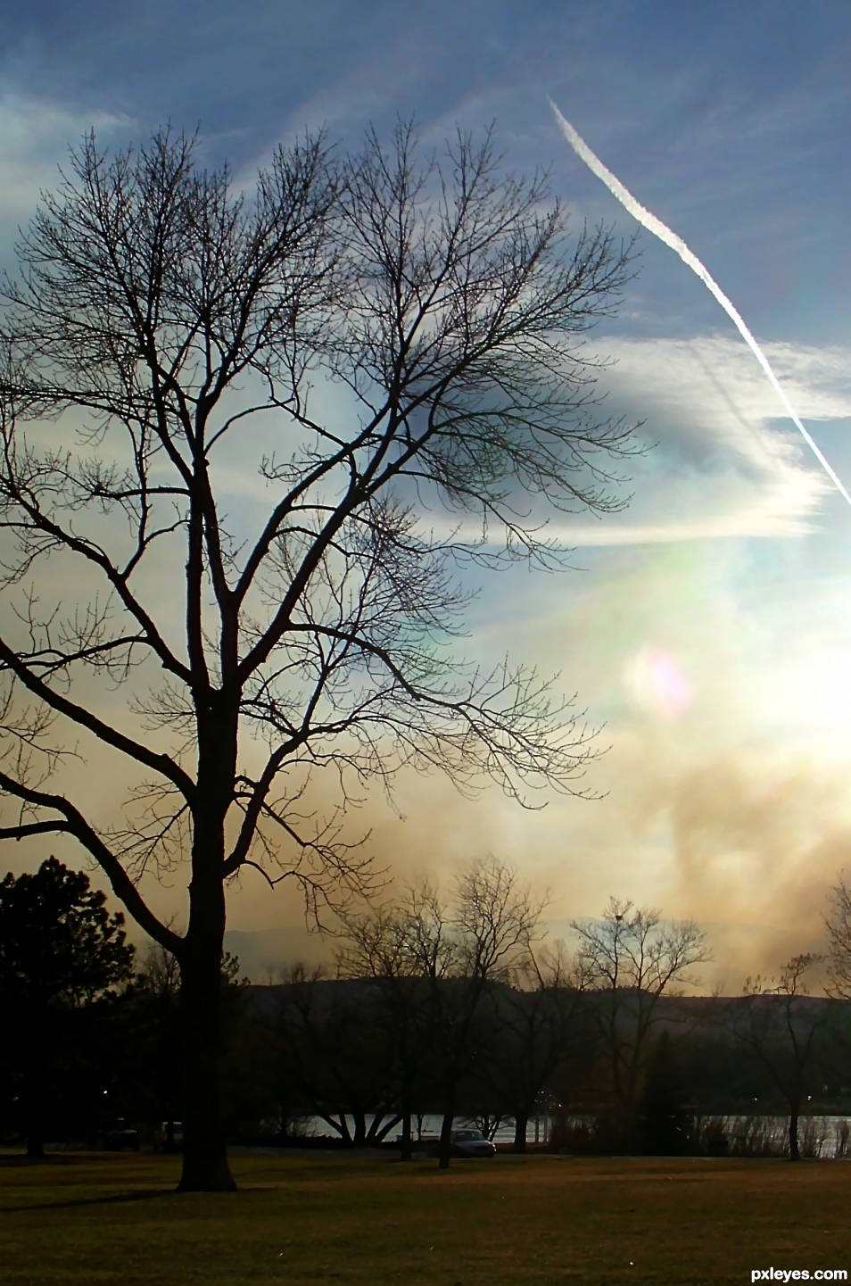 Shadow of the Contrail