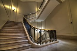 Marble & Brass Stairway