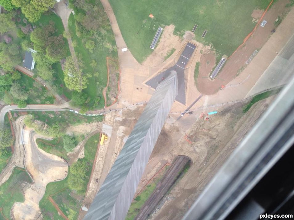 Atop the Gateway Arch