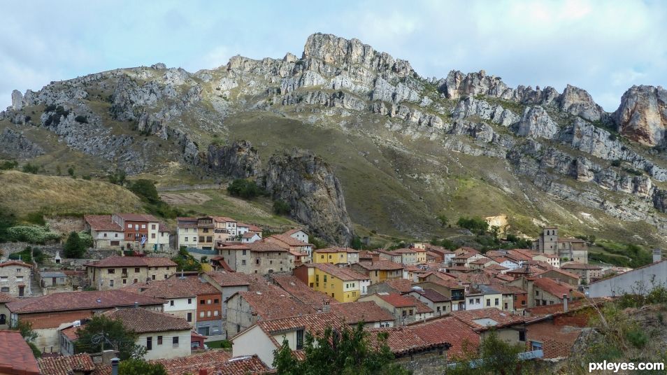 Mountain village in Spain