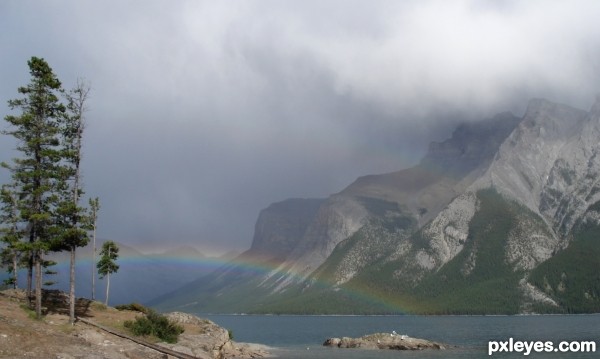 Rainbows and mountains