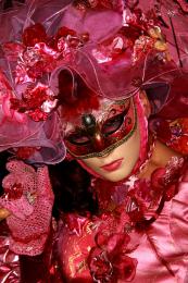 Pink mask