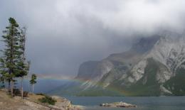 Rainbows and mountains