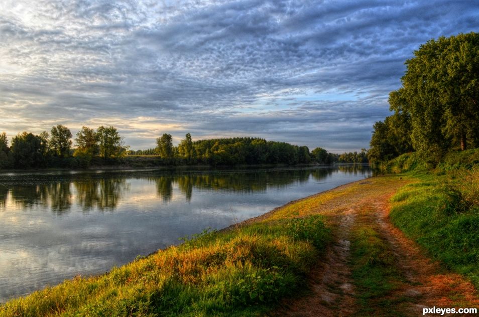 Along the river