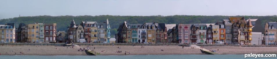 Colorful houses on the waterfront