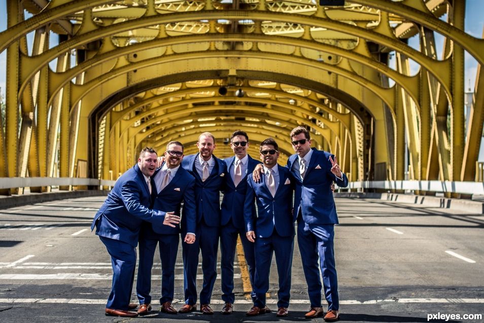 Blue Groomsmen