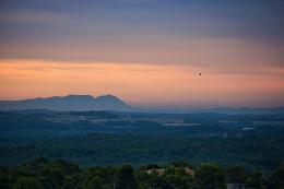 Morning balloon flight