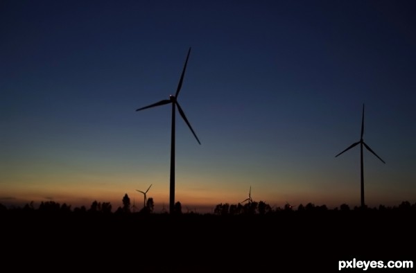 Wind-powered Sunset