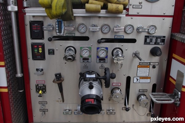 Inside look at a fire truck