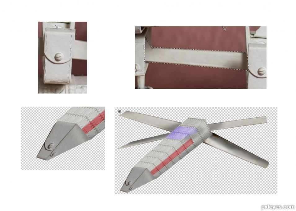 Creation of Scale Wing vs. Tray Fighter: Step 2