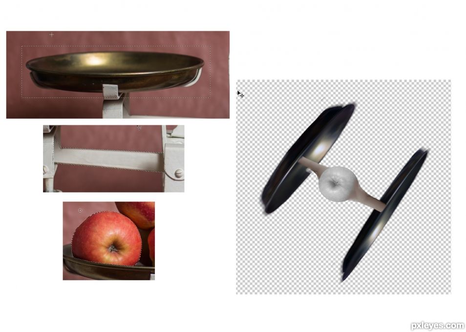 Creation of Scale Wing vs. Tray Fighter: Step 4