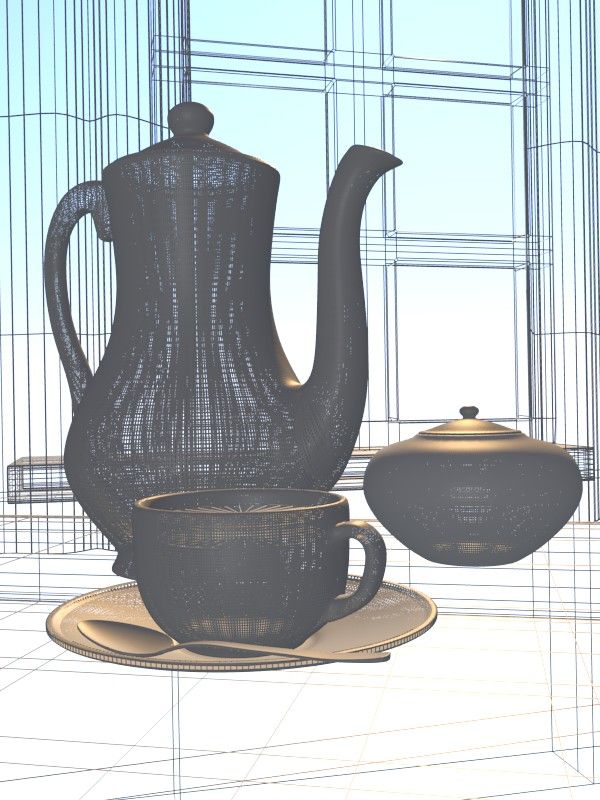 Creation of Tea Set: Step 1