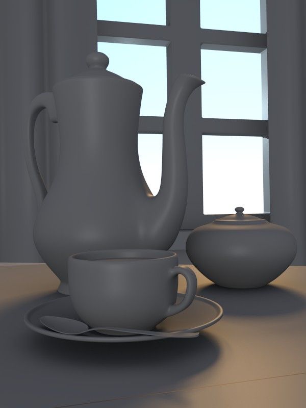Creation of Tea Set: Step 2