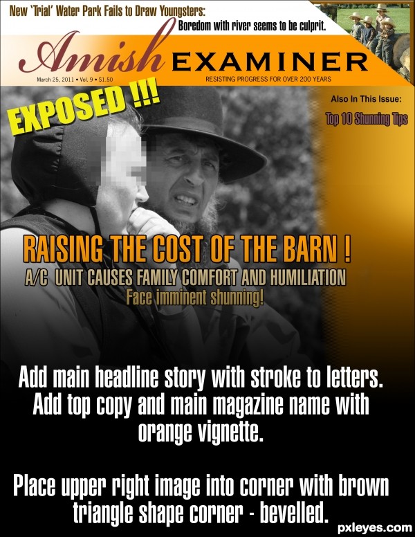 Creation of The Amish Examiner: Step 6