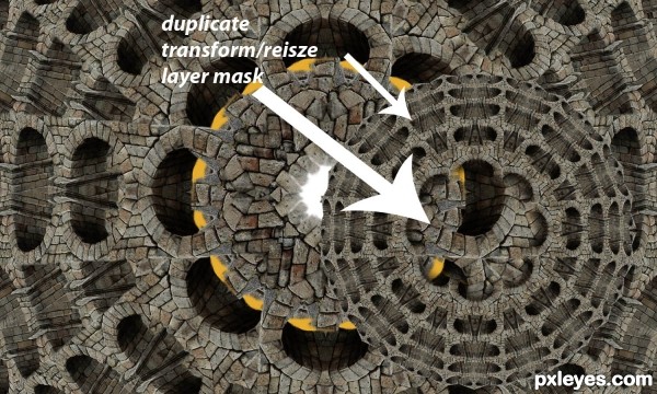 Creation of kaleidoscope: Step 5