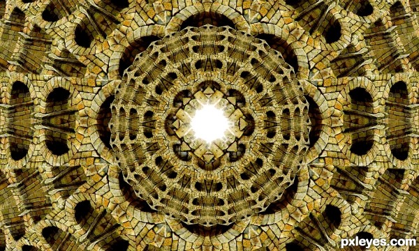 Creation of kaleidoscope: Step 7