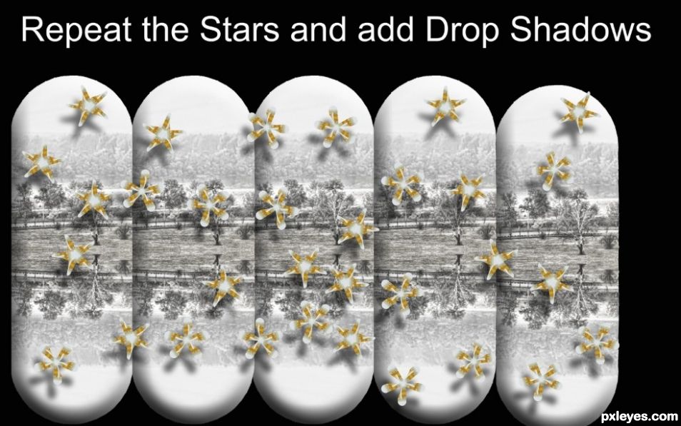 Creation of Pills and Stars: Step 4