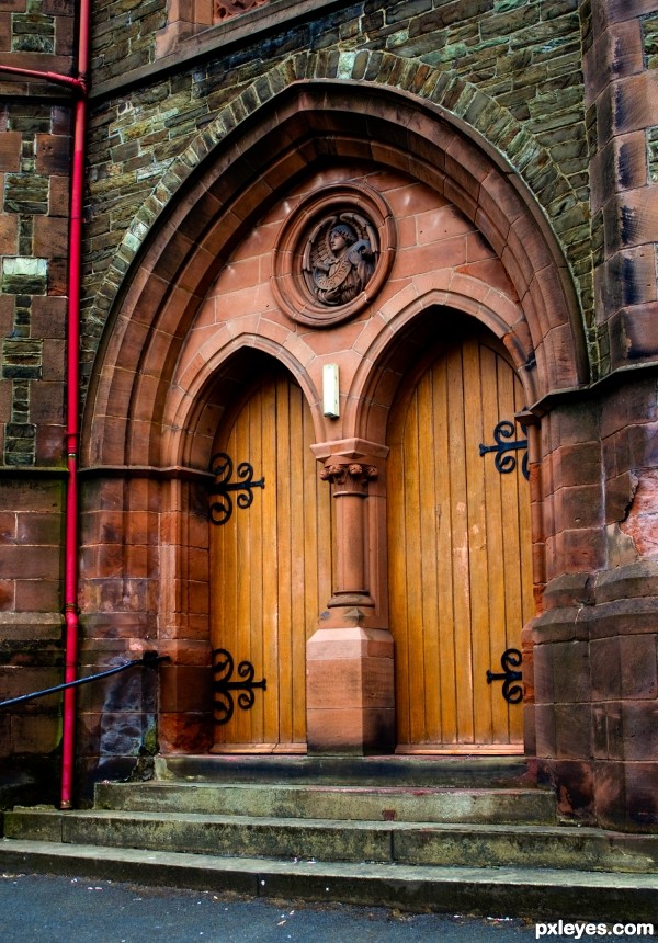 Creation of Trinity Church Doors: Final Result