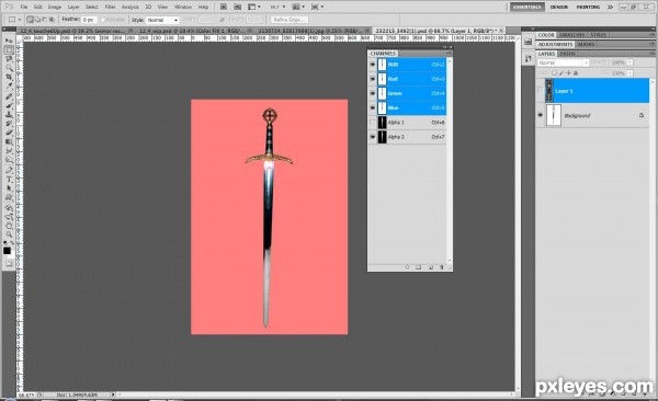 Creation of Knight in shining armor: Step 7