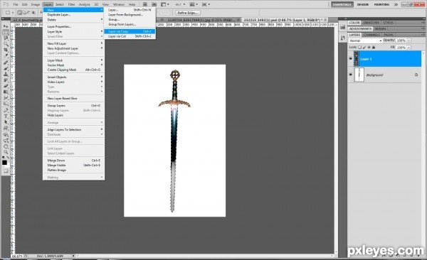 Creation of Knight in shining armor: Step 8