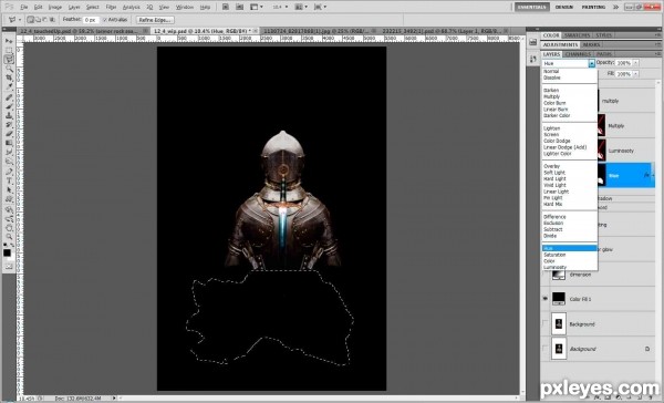 Creation of Knight in shining armor: Step 15