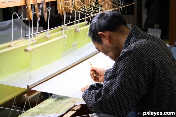 Silk Weaving