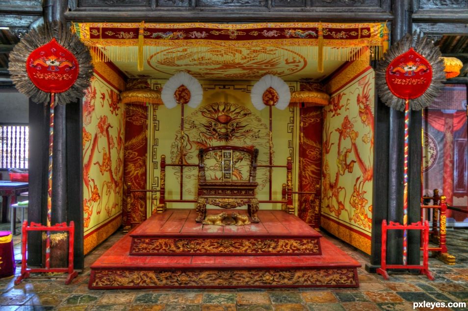 Royal Throne Imperial City of Hue