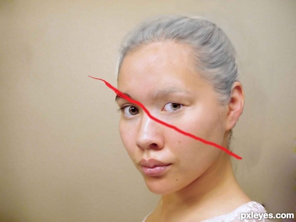 Creation of Re-veiling the future: Step 5
