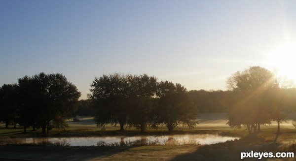 autumn sunrise