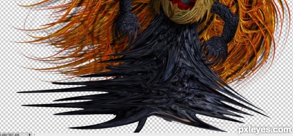 Creation of Carpy Harpy: Step 11