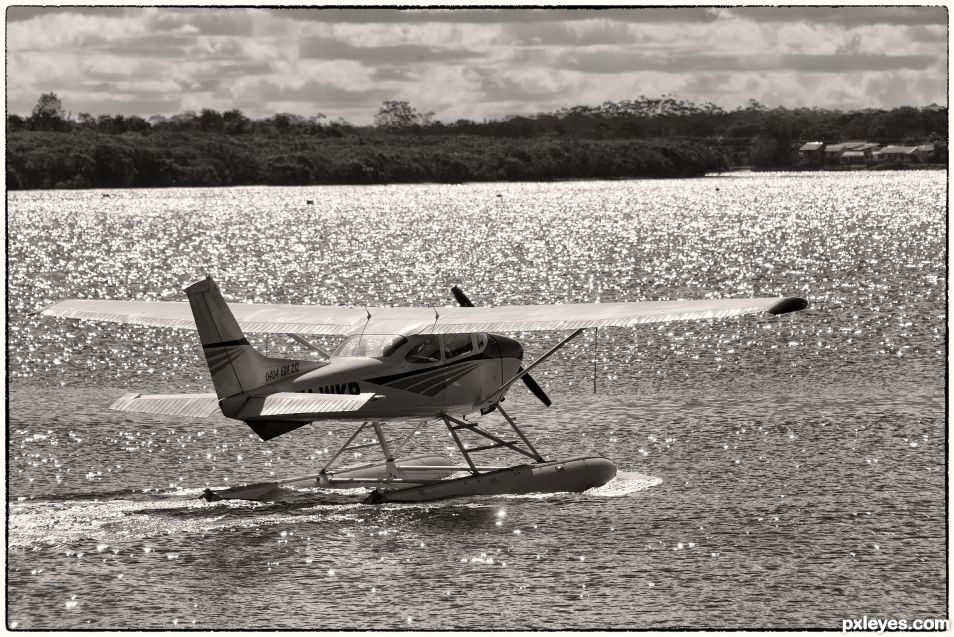 Sea Plane taking off