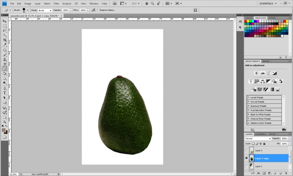 Creation of Avocador: Step 3