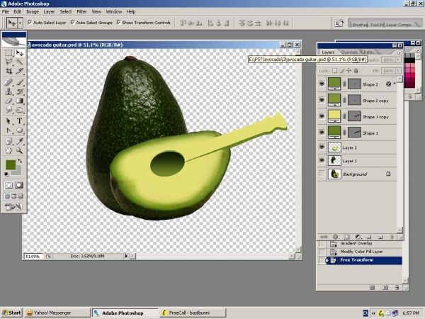 Creation of HOLAYYYYYY: Step 1