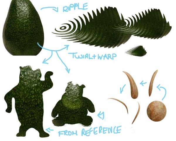 Creation of Hunky Hippo: Step 1