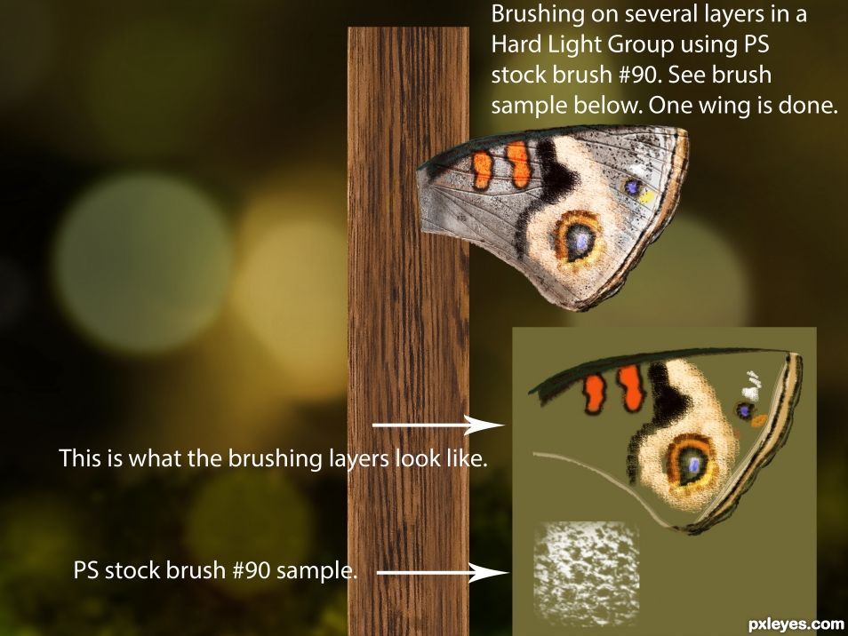 Creation of Butterfly From Axe: Step 25