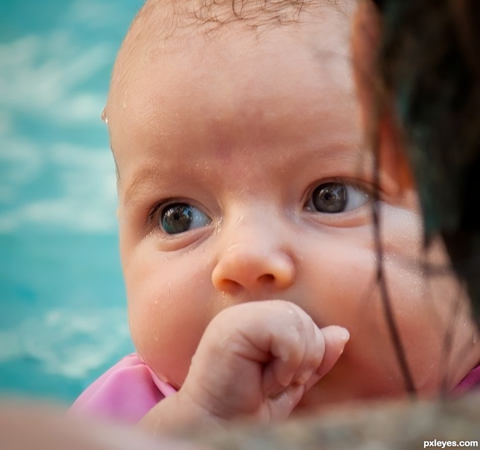 after a swim