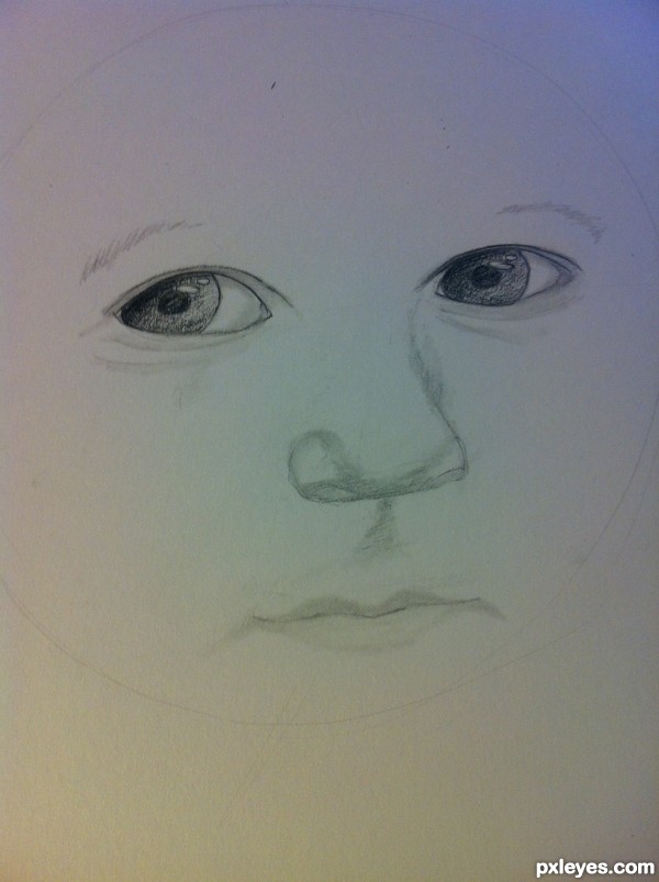 Creation of My nephew Jadan: Step 1