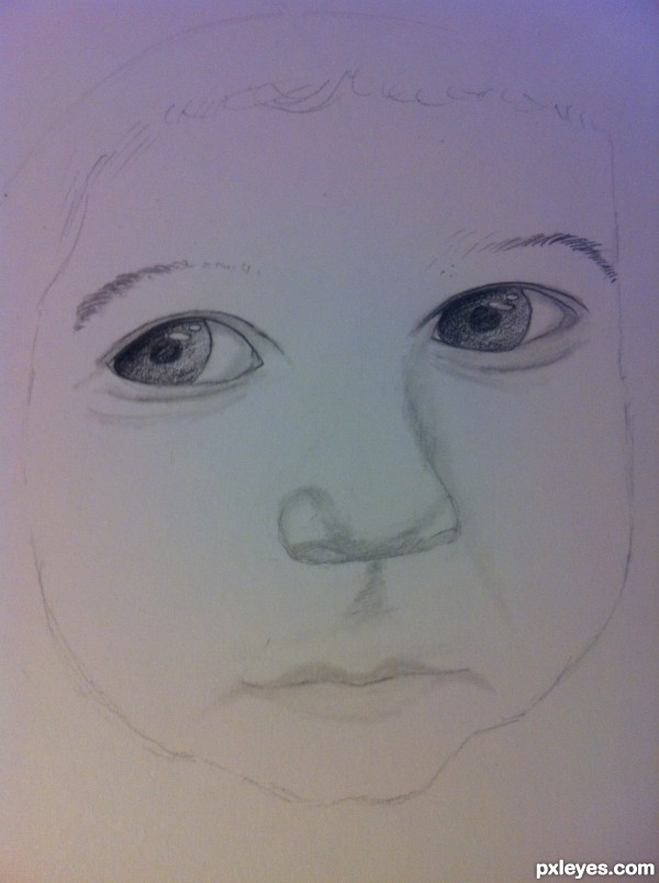 Creation of My nephew Jadan: Step 2