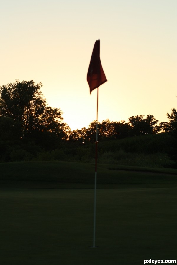 Sunset on the Course
