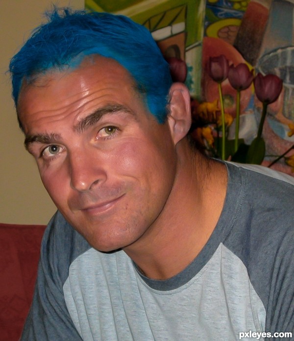 Blue Hair Day